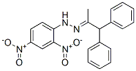 N-(1,1-diphenylpropan-2-ylideneamino)-2,4-dinitro-aniline 结构式