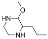 Piperazine, 2-methoxy-3-propyl- (9CI) 结构式