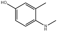 3-METHYL-4-METHYLAMINO-PHENOL 结构式