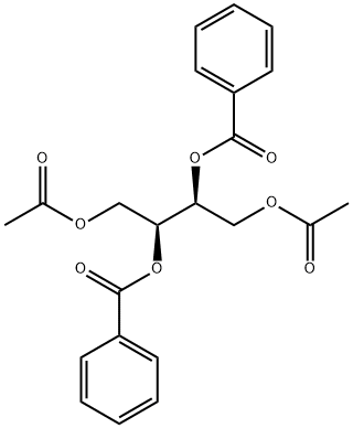 (2S,3S)-1,2,3,4-Butanetetrol 1,4-diacetate 2,3-dibenzoate 结构式