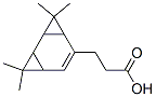 3,3,8,8-Tetramethyltricyclo[5.1.0.02,4]oct-5-ene-5-propanoic acid Structure