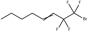 1-BROMO-1,1,2,2-TETRAFLUORO-3-OCTENE Struktur