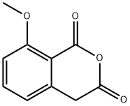 1H-2-Benzopyran-1,3(4H)-dione, 8-Methoxy- 结构式