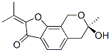 (R)-6,9-Dihydro-7-hydroxy-7-methyl-2-(1-methylethylidene)-7H-furo[3,2-h][2]benzopyran-3(2H)-one,74798-20-2,结构式