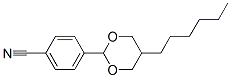 4-(5-hexyl-1,3-dioxan-2-yl)benzonitrile,74800-44-5,结构式