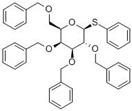 苯基2,3,4,6-四-O-苯甲基-1-硫代-Β-D-半乳糖皮蒽,74801-29-9,结构式