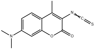 7-Dimethylamino-4-methylcoumarin-3-isothiocyanate(DACITC) 化学構造式