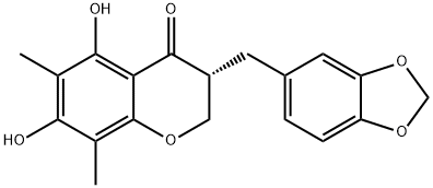 麦冬甲基黄烷酮A,74805-92-8,结构式