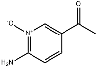 Ethanone, 1-(6-amino-1-oxido-3-pyridinyl)- (9CI) Structure