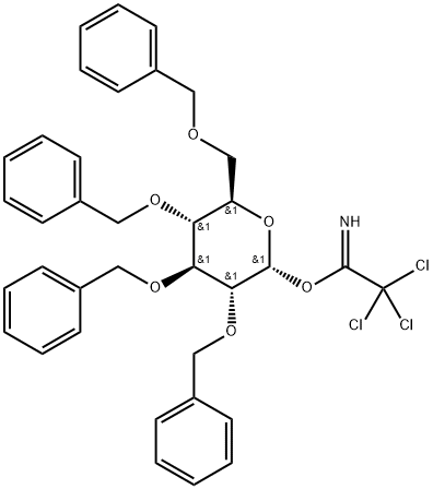 74808-09-6 2,3,4,6-四-O-苄基-Α-D-吡喃葡萄糖基三氯乙酰亚胺酯
