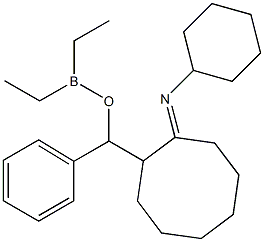 74810-35-8 Diethyl[phenyl[2-(cyclohexylimino)cyclooctyl]methoxy]borane