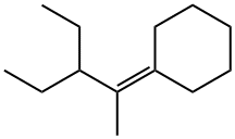 (2-Ethyl-1-methylbutylidene)cyclohexane 结构式