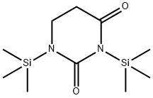 5,6-Dihydro-1,3-bis(trimethylsilyl)-2,4(1H,3H)-pyrimidinedione 结构式