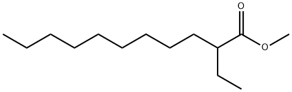 2-エチルウンデカン酸メチル 化学構造式