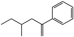 (3-Methyl-1-methylenepentyl)benzene Struktur
