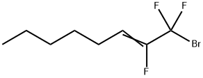 1-Bromo-1,1,2-trifluoro-2-octene 结构式
