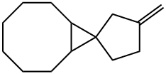 3'-メチレンスピロ[ビシクロ[6.1.0]ノナン-9,1'-シクロペンタン] 化学構造式