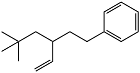 5,5-Dimethyl-3-phenethyl-1-hexene 结构式