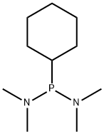 P-环己基-N,N,N′,N′-四甲基膦二胺 结构式