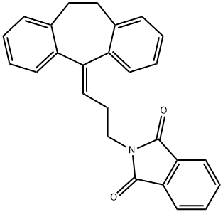 2-[3-(10,11-Dihydro-5H-dibenzo[a,d]cyclohepten-5-ylidene)propyl]-1H-isoindole-1,3(2H)-dione Structure