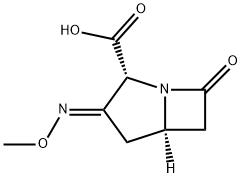 1-Azabicyclo[3.2.0]heptane-2-carboxylicacid,3-(methoxyimino)-7-oxo-, Structure