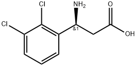 (S)-3-AMINO-3-(2,3-DICHLORO-PHENYL)-PROPIONIC ACID Struktur