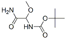 Carbamic acid, (2-amino-1-methoxy-2-oxoethyl)-, 1,1-dimethylethyl ester (9CI) Structure