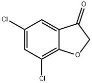5,7-二氯-3-苯并呋喃酮 结构式