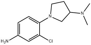 1-(4-AMINO-2-CHLOROPHENYL)-N,N-DIMETHYLPYRROLIDIN-3-AMINE|