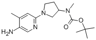 [1-(5-AMINO-4-METHYL-2-PYRIDINYL)-3-PYRROLIDINYL]METHYL-CARBAMIC ACID 1,1-DIMETHYLETHYL ESTER Structure