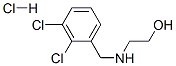 2-[[(2,3-dichlorophenyl)methyl]amino]ethanol hydrochloride Struktur
