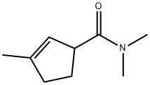 2-Cyclopentene-1-carboxamide,  N,N,3-trimethyl-,74819-85-5,结构式
