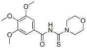 N-(Morpholinothioxomethyl)-3,4,5-trimethoxybenzamide Structure