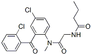 74834-03-0 N-[[[4-chloro-2-(2-chlorobenzoyl)phenyl]-methyl-carbamoyl]methyl]butan amide