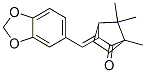 3-(1,3-benzodioxol-5-ylmethylene)-1,7,7-trimethylbicyclo[2.2.1]heptan-2-one Structure