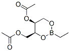 (4S,5S)-5-(Acetyloxy)-2-ethyl-1,3,2-dioxaborinane-4-methanol acetate Structure