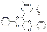1-O,3-O:2-O,4-O-Bis(phenylmethylene)-D-glucitol 5,6-diacetate,74842-25-4,结构式