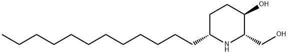 (-)-デオキソプロソフィリン 化学構造式