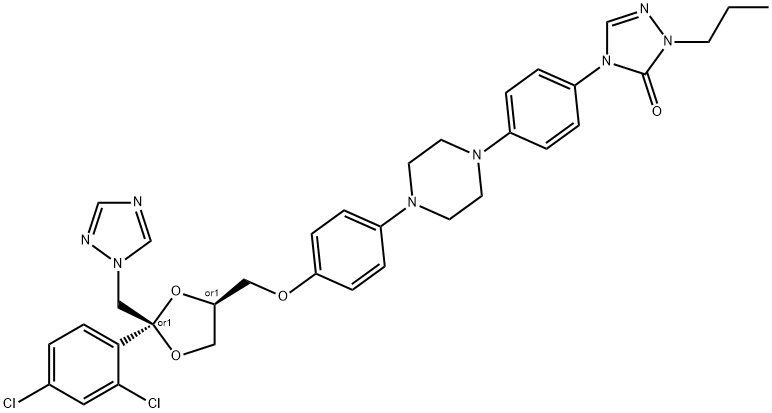 伊曲康唑杂质C,74855-91-7,结构式