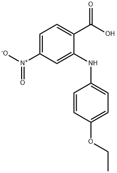 2-((4-ETHOXYPHENYL)AMINO)-4-NITROBENZOIC ACID Struktur