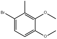 1-ブロモ-3,4-ジメトキシ-2-メチルベンゼン 化学構造式