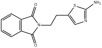 2-(2-(2-aminothiazol-5-yl)ethyl)isoindoline-1,3-dione 结构式