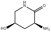 (3S,5R)-3-氨基-5-羟基-2-哌啶酮 结构式