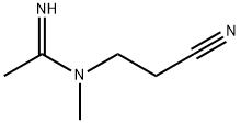 Ethanimidamide, N-(2-cyanoethyl)-N-methyl- (9CI) 化学構造式