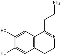 6,7-Isoquinolinediol, 1-(2-aminoethyl)-3,4-dihydro- (9CI) Struktur