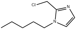 2-CHLOROMETHYL-1-PENTYL-1H-IMIDAZOLE 结构式