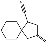 Spiro[4.5]decane-1-carbonitrile, 3-methylene- (9CI) Structure