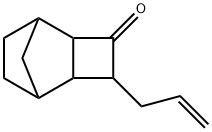 Tricyclo[4.2.1.02,5]nonan-3-one, 4-(2-propenyl)- (9CI) 化学構造式