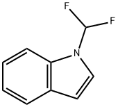 1-(二氟甲基)-1H吲哚 结构式