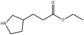 ETHYL 3-(PYRROLIDIN-3-YL)PROPANOATE Structure